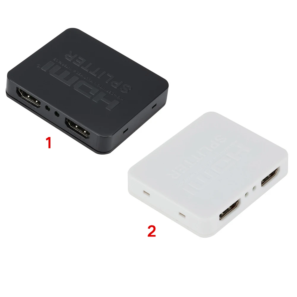 HDMI сплиттер системы домашнего кинотеатра 1080P усиленный 1 в 2 из коробки кабельный