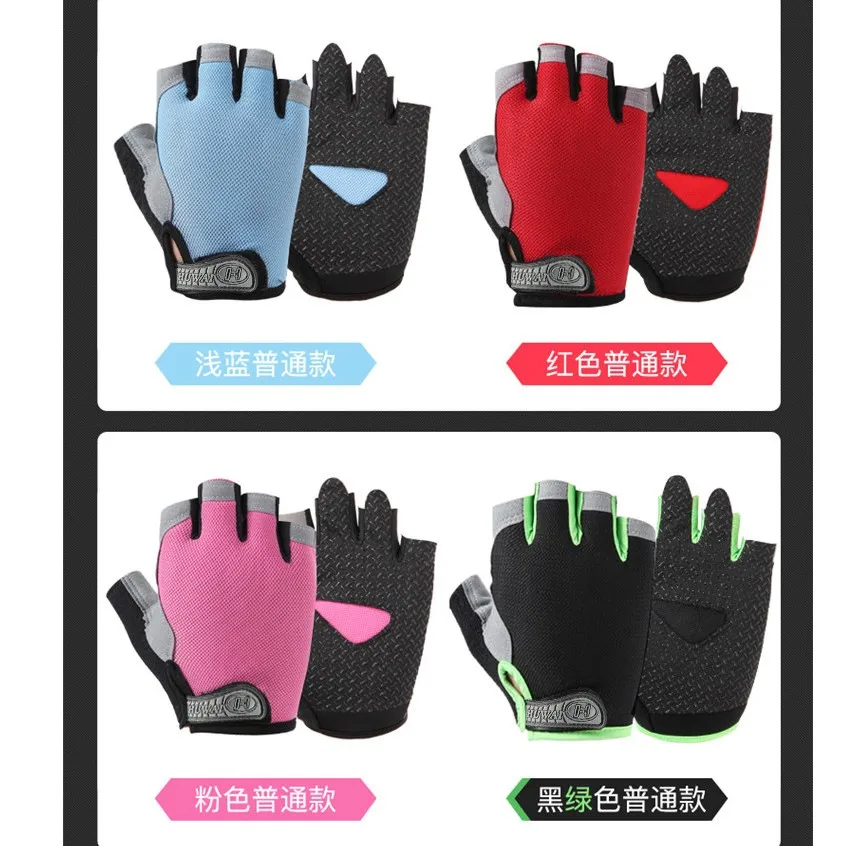 

Hot sale Cycling Anti-slip Anti-sweat Men Women Half Finger Gloves Breathable Anti-shock Sports Gloves Bike Bicycle Gloves