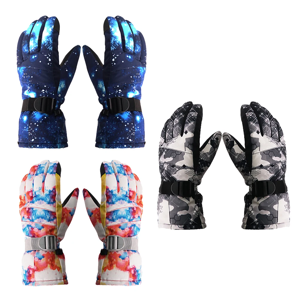 

Women Men Insulated Waterproof Touchscreen Ski Gloves Winter Snow Glove Mitt Waterproof Winter Sonw Snowmobile Gloves