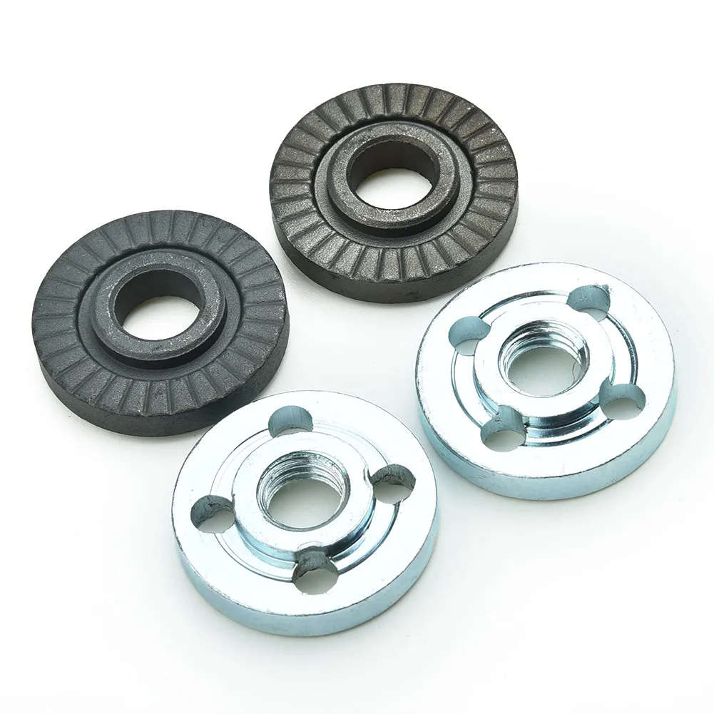 

4 Pcs Flange Nuts Inner Outter Locking Nuts Kit Set Replacement Parts For Power Tools Angle Grinder Accessories