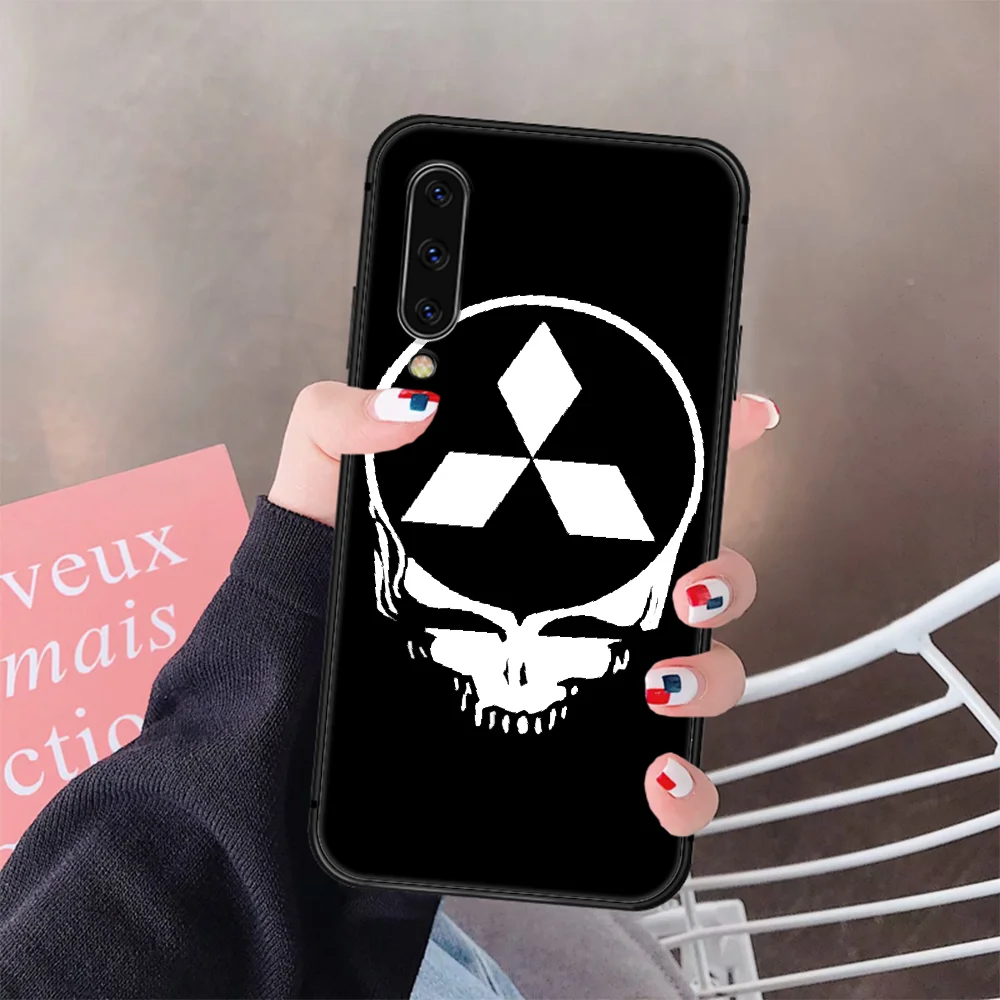 

Luxury Sport Car Mitsubshis logo Phone Case Cover For Samsung Galaxy A10 A20 A30 E A40 A50 A51 A70 A71 J 5 6 7 8 S black Coque
