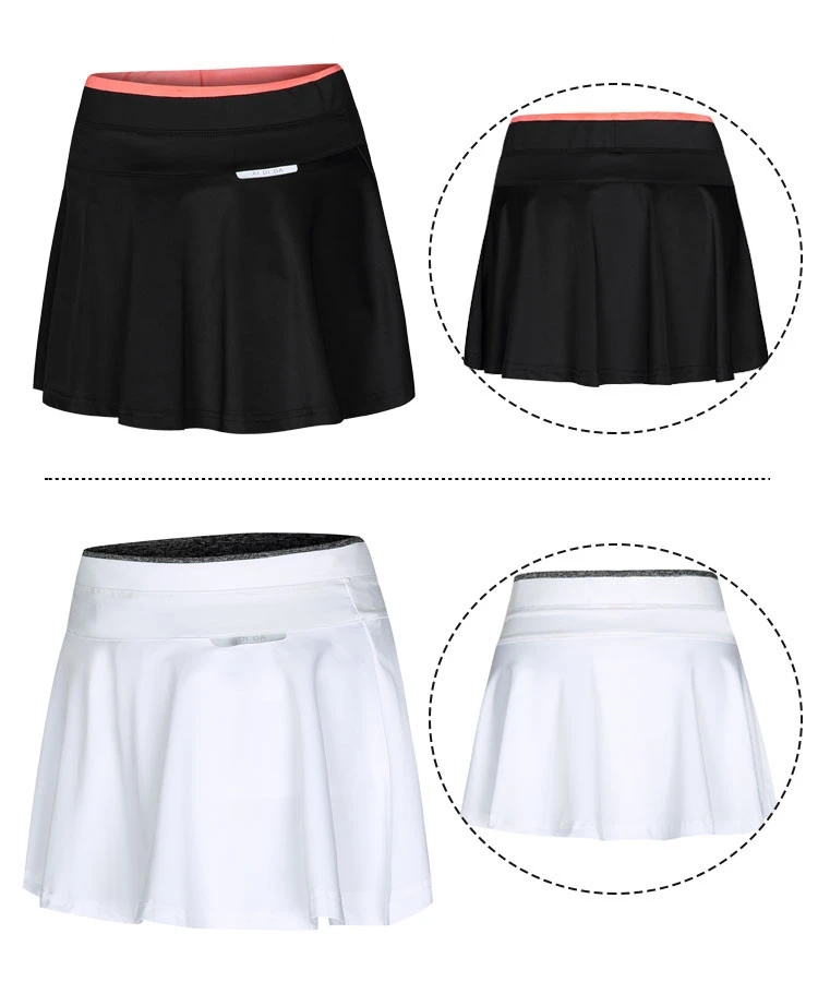 Корейская плиссированная теннисная мини юбка для девушек с шортами