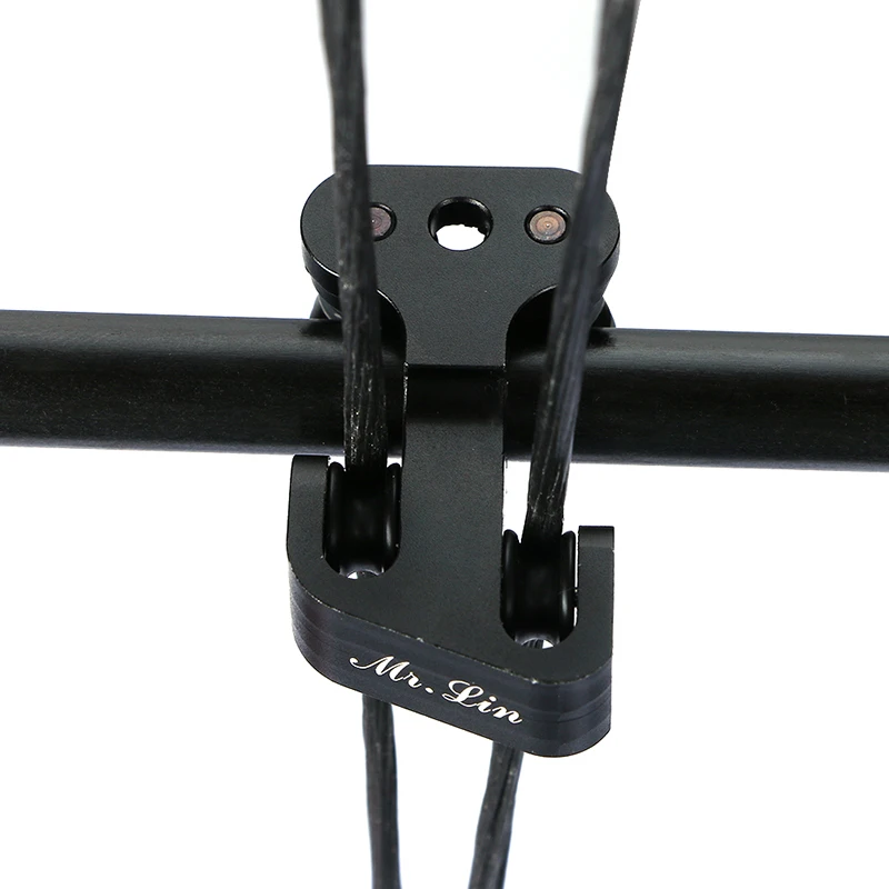 Алюминиевый луковой трос Toparchery разделитель скольжения роликовый для блочного