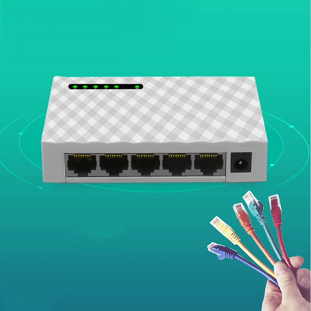 Мини 5-Порты и разъёмы Desktop гигабитный коммутатор PoE Fast Ethernet коммутатор сетевой коммутатор Gigabit 1000 Мбит порт LAN Hub адаптер полный или полудуплекс обмена