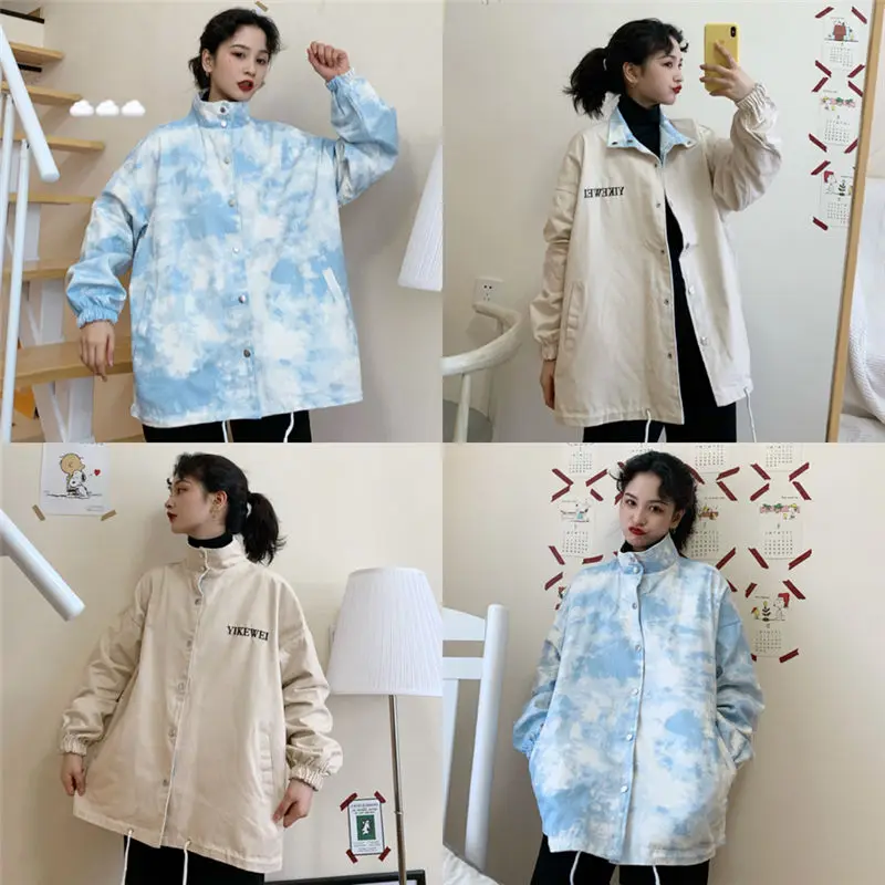 Винтажная камуфляжная джинсовая куртка для женщин с модным принтом хлопковая