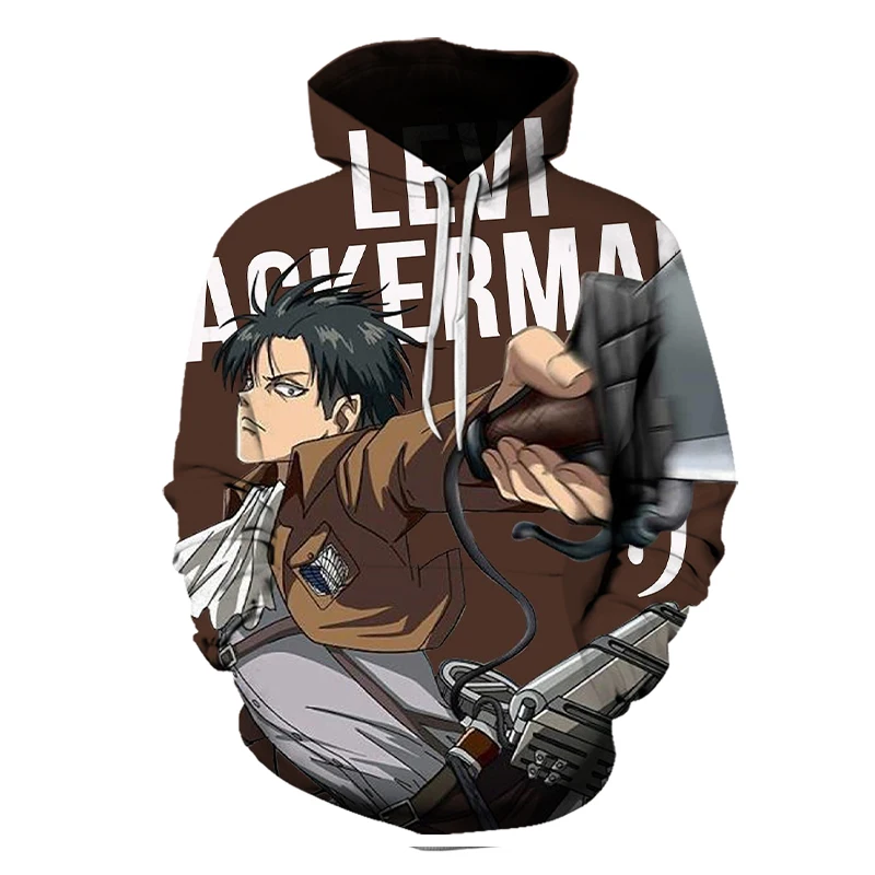 

Attack On Titan combat series men is a 3D printed hoodie visual impact party top punk goth round neck high quality sweatshirt h