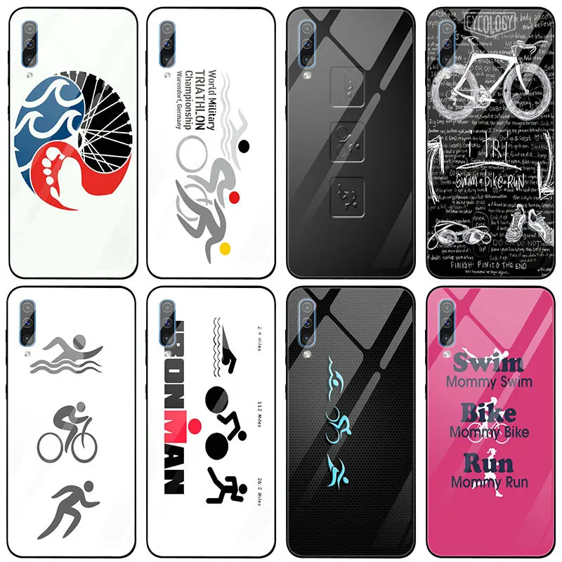 Чехол из закаленного стекла для Samsung Galaxy J4 A8 A9 A10 A20 A30 A40 A50 A70 A80 A90 S8 S9 S10 плюс