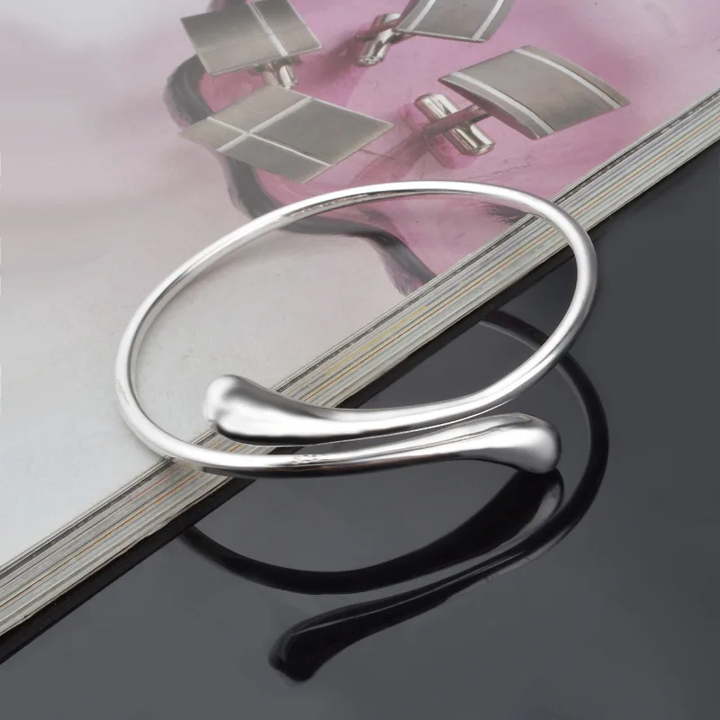 Большой водонепроницаемый браслет серебряный золотой цвет браслеты для женщин