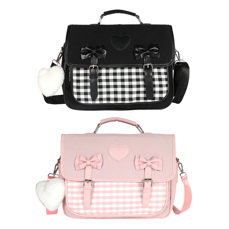 

Preppy Backpack Women Japanese JK Style Shoulder Bag Kawaii High School Bags for Teenage Girl