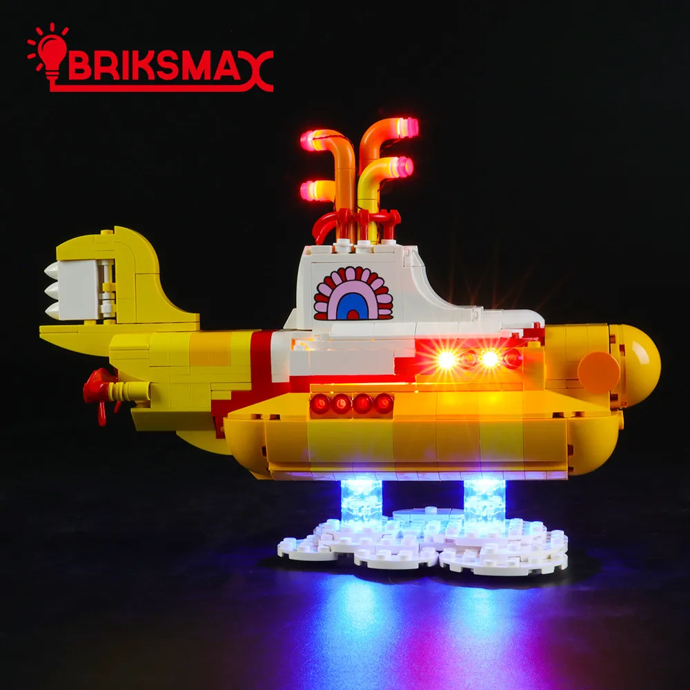 Комплект светодисветильник BriksMax для серии 21306 идеи желтые субомные морские