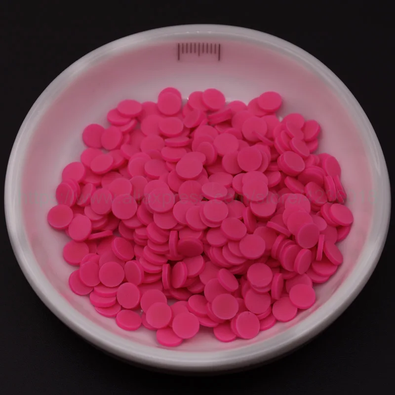 65 г около 6 мм в горошек полимерные кусочки глины разбрызгивают для украшения