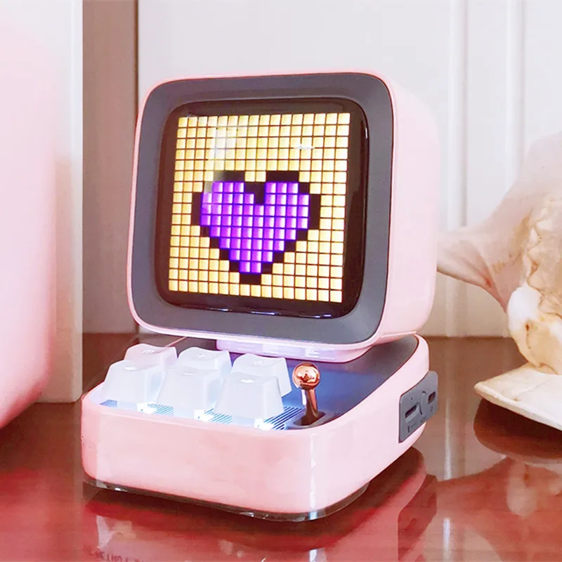 저렴한 블루투스 스피커 Ditoo 무선 사운드바 스피커 Divoom Ditoo 플러스 블루투스 스피커 휴대용 방수 스테레오 스피커