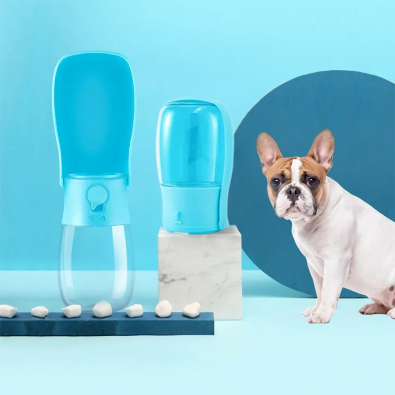 

280ML Pet Dog Out Portable Folding Accompanying Cup Drinking Kettle Cute Pet Water Bottle for Small Medium Large Dog