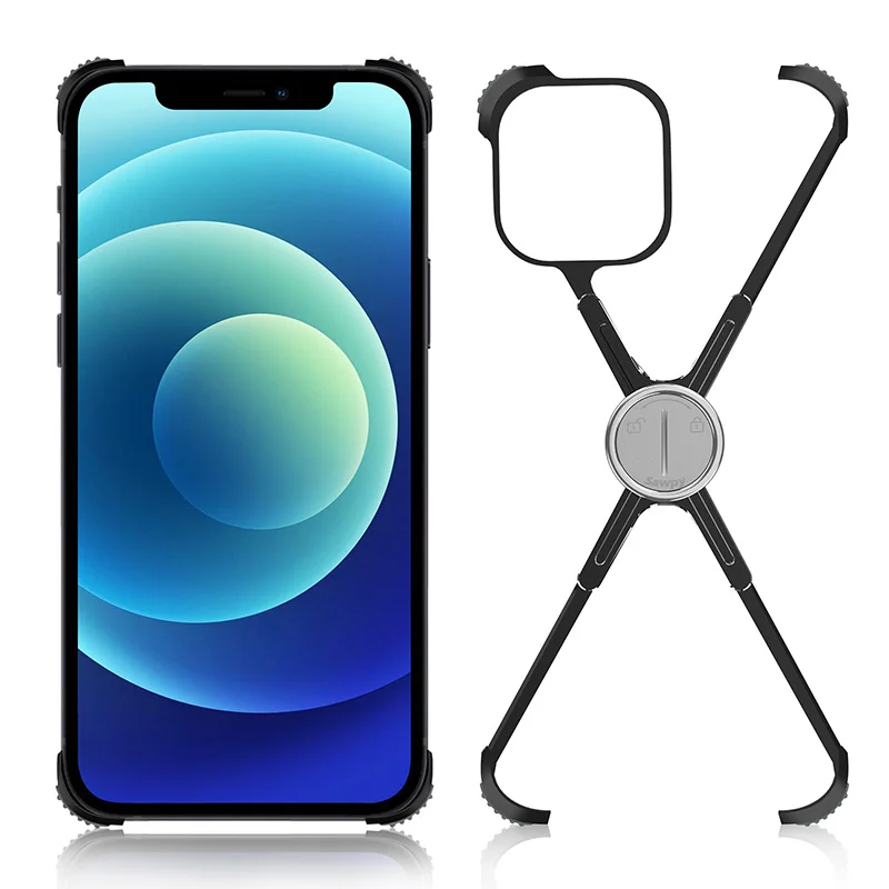 

Youth Technology Sense X-Shaped Phone Cases for iPhone 12 Case Advanced X-Type Phone Cover for iPhone 12 Mini Pro Pro Max