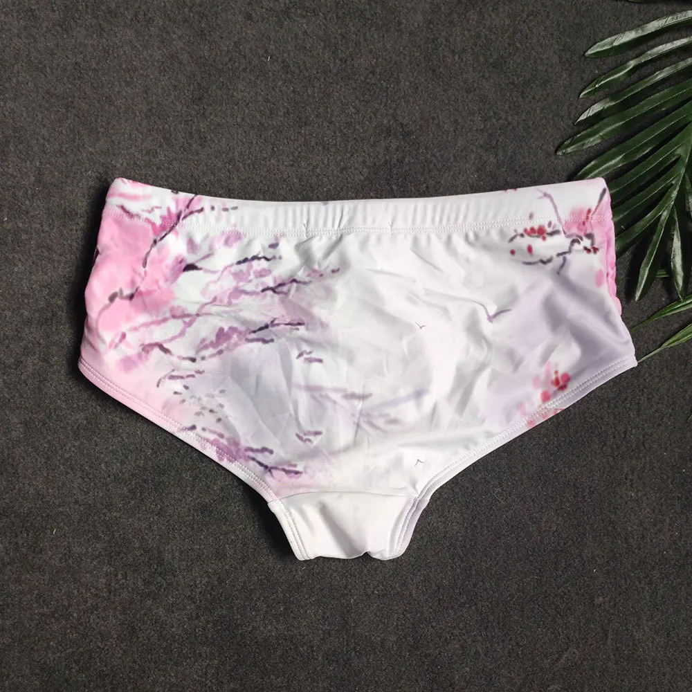 Мужские купальники плавки с цветочным принтом для серфинга бикини модные