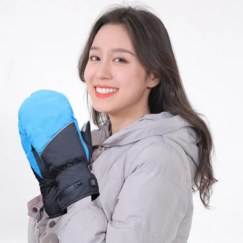 Электрические перчатки с подогревом на батарейках для женщин перезаряжаемые