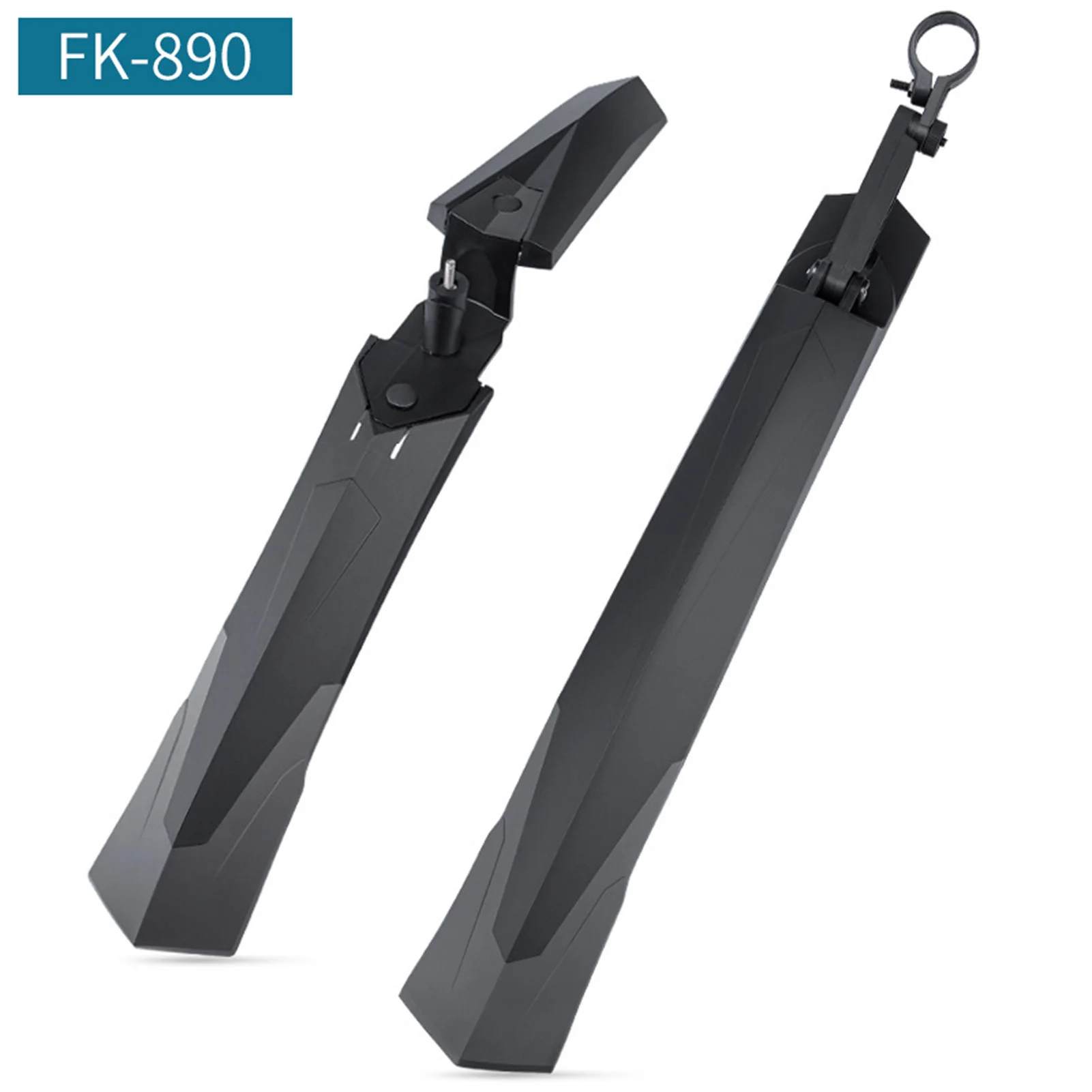 

Bicycle mudguard kit mountain bike mudguard electric bicycle mountain bike TPE widening and lengthening bicycle mudguard #W