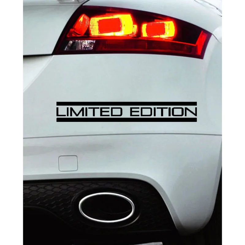 

Hot Creative LIMITED EDITION Funny Car Sticker Motorcycle Vinyl Cover Scratches Waterproof KK Vinyl Decalss Pvc 20cm X 3cm