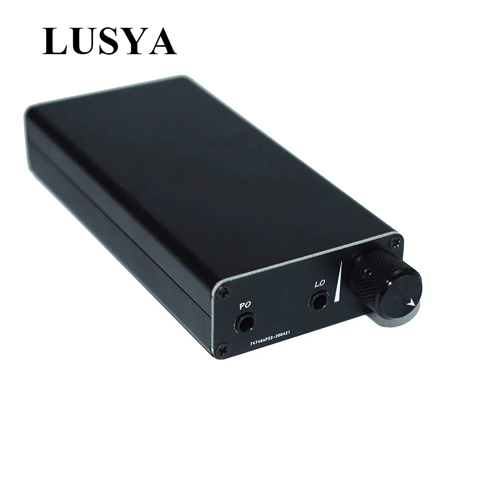 LUSYA Zishan U1 IP5332 Питание с 4200 мА/ч Батарея USB Dac декодер звуковая карта совместима Amanero