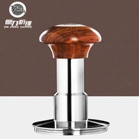 the force tamper coffee accessories stainless steel coffee tamper kitchen press tool cloth powder leveler tool powder hammer58mm
