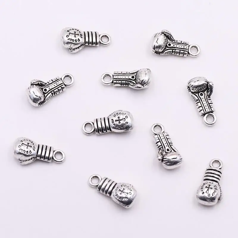 10 шт. подвески для боксерских перчаток самостоятельного изготовления ювелирных