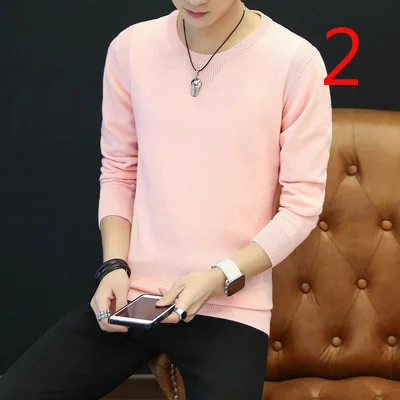 

Men's long-sleeved t-shirt round neck t-shirt on clothes 2019 autumn tide