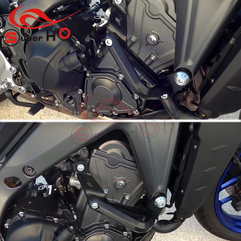 Аксессуары для мотоциклов YAMAHA MT09 FZ09 FZ 09 MT 2021 2022 Защитная крышка Gurad от падения