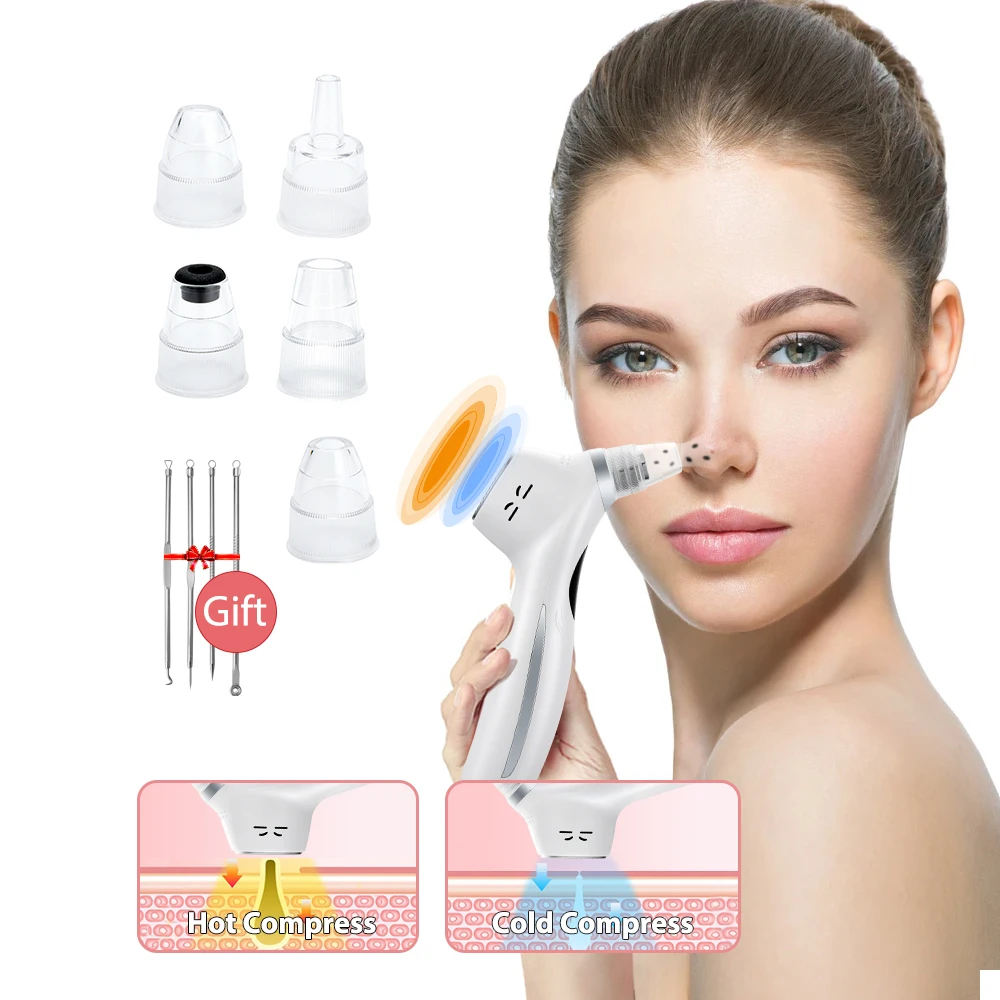 

Устройство для удаления черных точек на лице, электрический пылесос для удаления черных точек, вакуумный очиститель пор, горячий холодный молоток, массажер для красоты