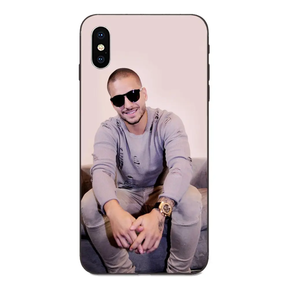 as picture Для Apple IPhone X XS Max XR 4 4s 5 5S SE 6 6S 7 8 Plus Мягкий чехол из ТПУ с принтом для телефона с изображением певицы малума - Цвет: as picture
