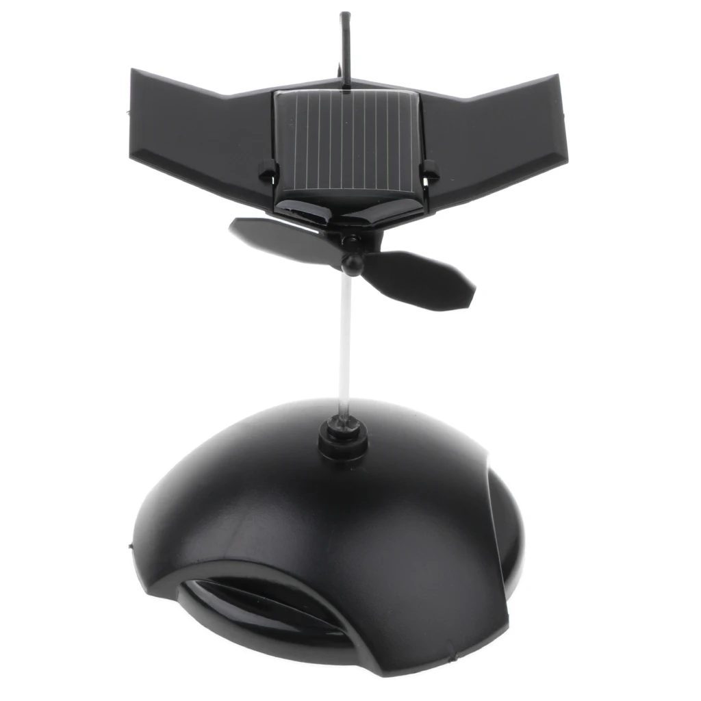 Креативный вращающийся пропеллер на солнечной батарее модель самолета с