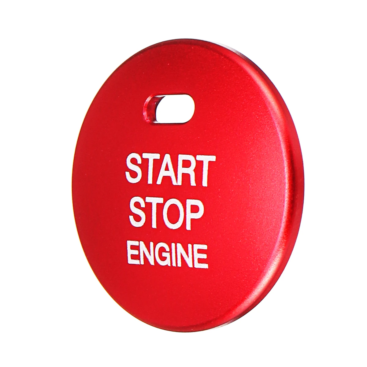 1 шт. Алюминий кнопка запуска двигателя крышка Кепки с отделкой сзади резинка для