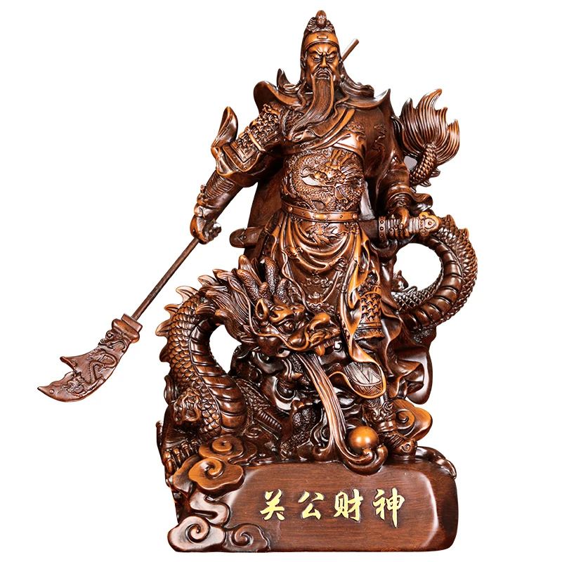 

Священная Статуя Гуань гонг, священное украшение дракона удачи, статуи из смолы Wu Cai Shen Guan Erye Guan Yu