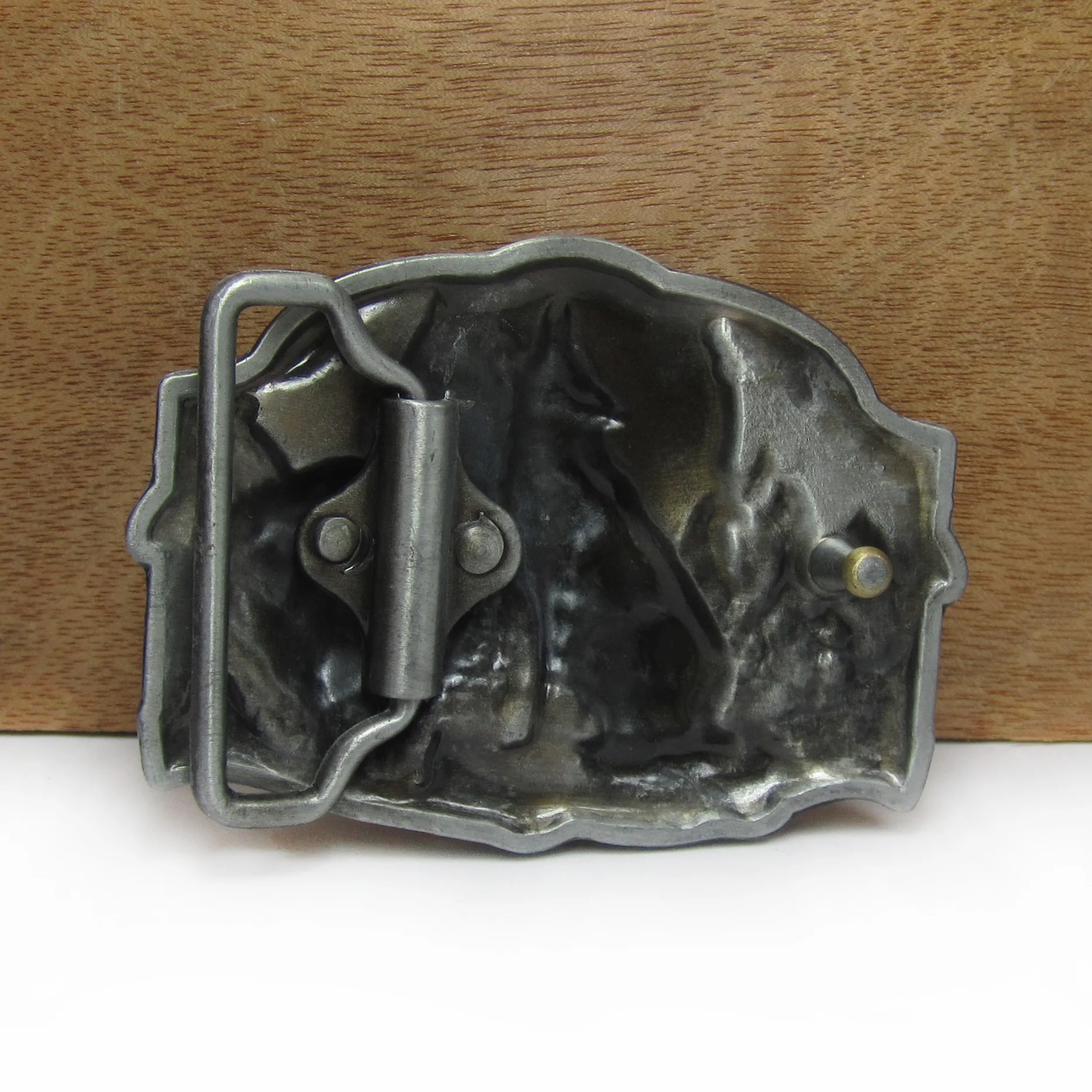 BuckleClub оптовая продажа цинковый сплав Западный Волк голова джинсы подарок пряжка