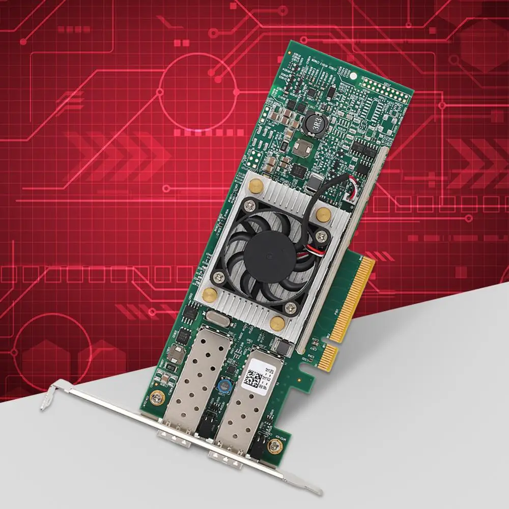 Для Broadcom BCM57810S SFP сетевая карта 10 Гб Двухпортовая оптическая волоконная сетевая карта 10 Гбит/с