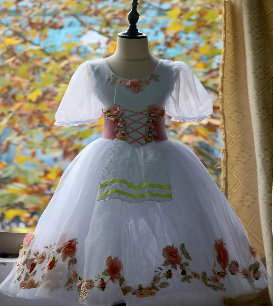 Новая балетная танцевальная юбка пачка платье с фатиновой юбкой Gisele одежда для