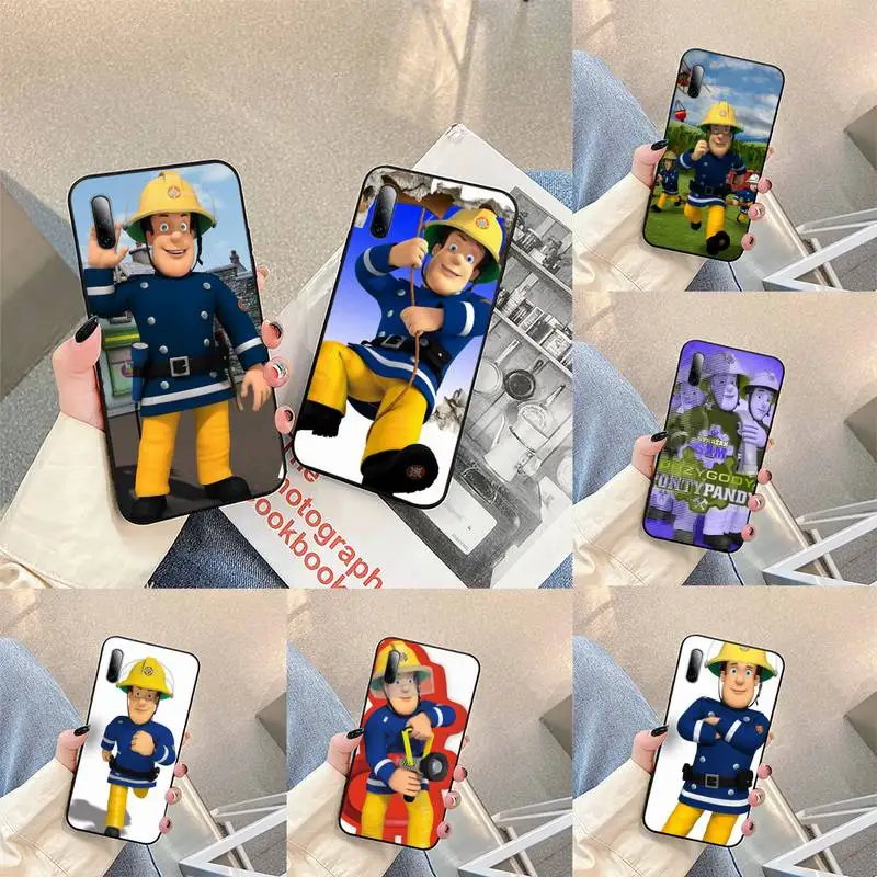 

Fireman Sam Children Phone Case For Redmi Note 10 8 9 K20 6 5a promaxCover Fundas Coque