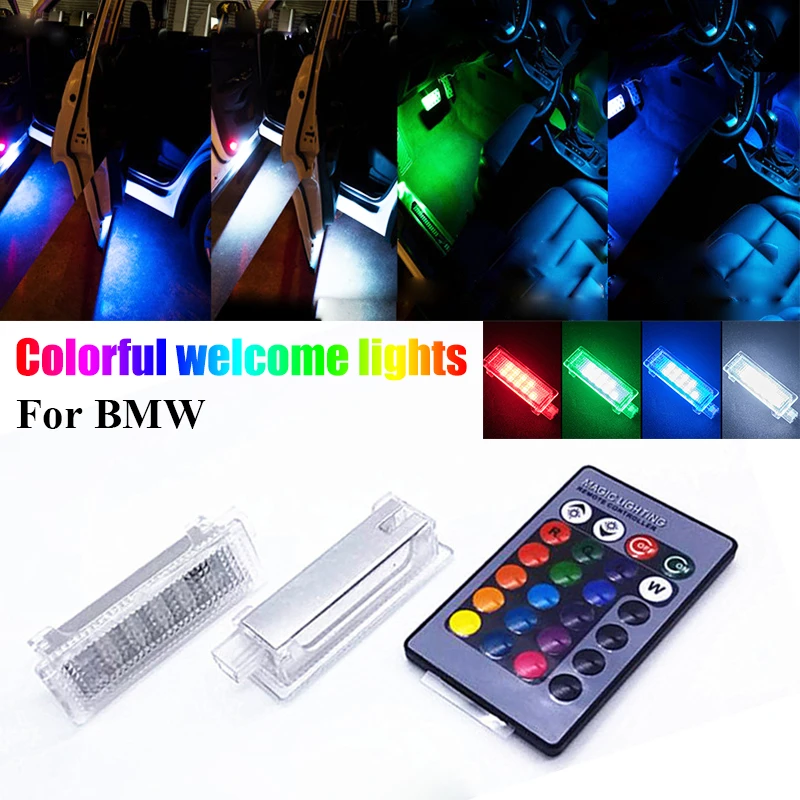 Светодиодный светильник 2 шт. RGB для BMW 1/3/5/7 серии E87 E90 E92 E93 F10 E60 E61 X1 X3 X5 X6