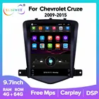 Автомагнитола 2 Din для Chevrolet Cruze, Android, мультимедийный экран Tesla, GPS-навигация, стереоприемник с Carplay, Bluetooth, Wi-Fi