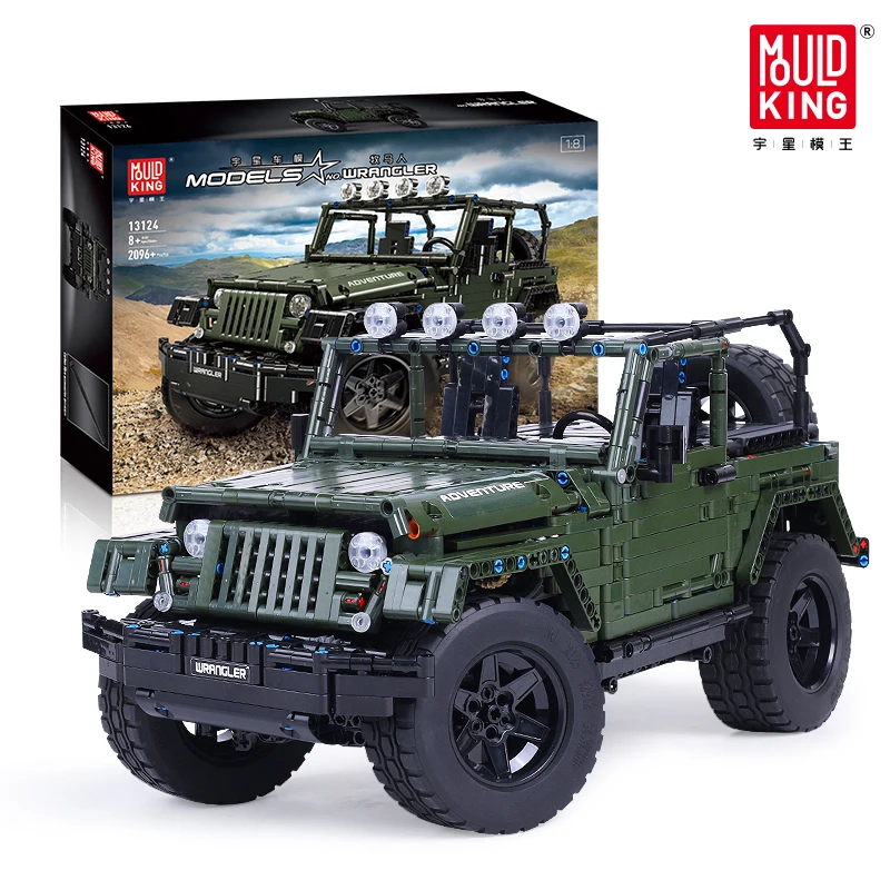 Автомобиль Wrangler с дистанционным управлением совместим Lepining Technic модель искателя