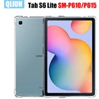 Чехол для планшета Samsung Galaxy Tab S6 Lite 2020, силиконовый мягкий чехол, подушка безопасности из ТПУ, прозрачная защитная сумка для SM-P610P615