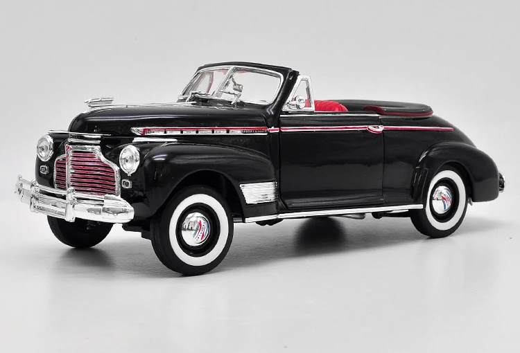 Высокая имитация 1:18 Chevrolet 1941 специальный роскошный сплав в кузове «Кабриолет», металлическая коллекция и подарок классическая модель автомобиля