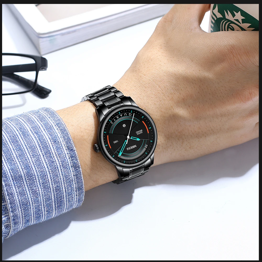 

NIBOSI 2021 Top Luxury Brand Men Watches Sports Military Luminous Wristwatches Leather Band Quartz Clock Watch Relogio Masculino