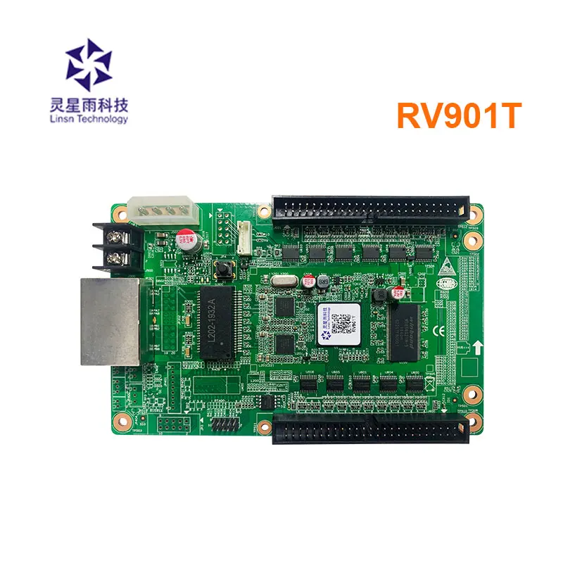 Linsn RV901T RV901 полноцветный светодиодный дисплей приемная карта работает с