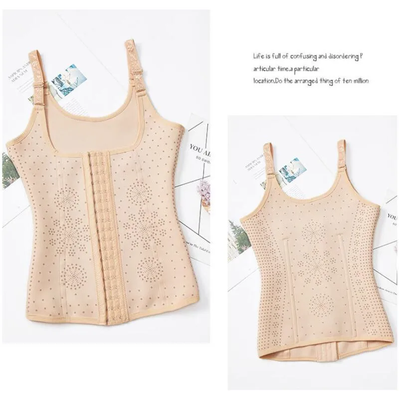 

new adjustable three - row buckle strap waistband,Vests Body Shapers Waist Trainer Corset Slimming Belt modeling strap Body