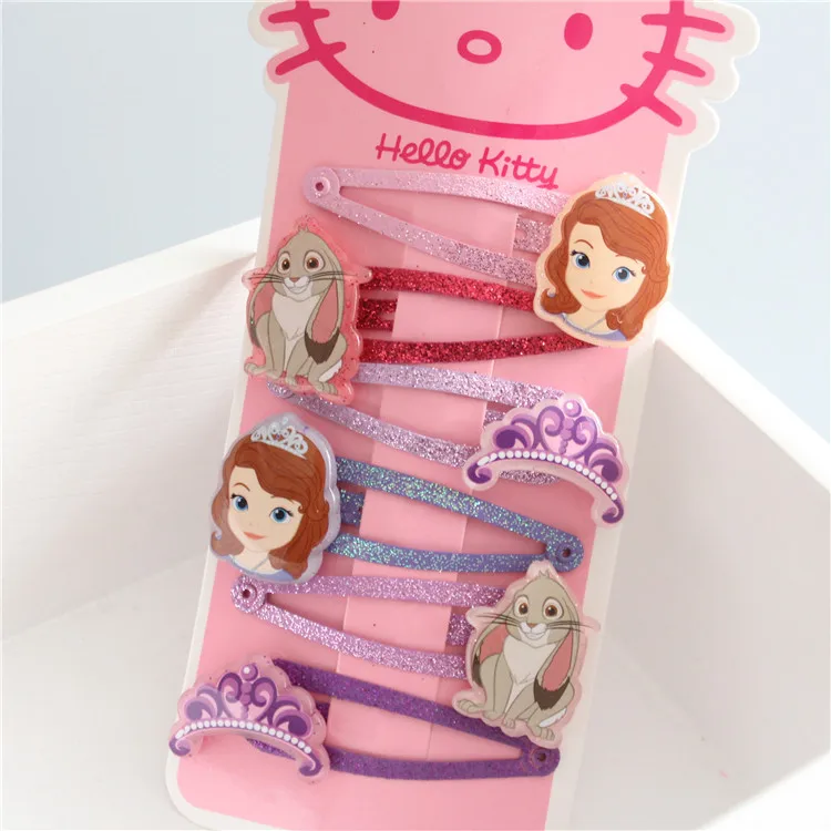 Детская резинка для волос с героями мультфильмов Диснея 6 шт. кольцо головы Микки