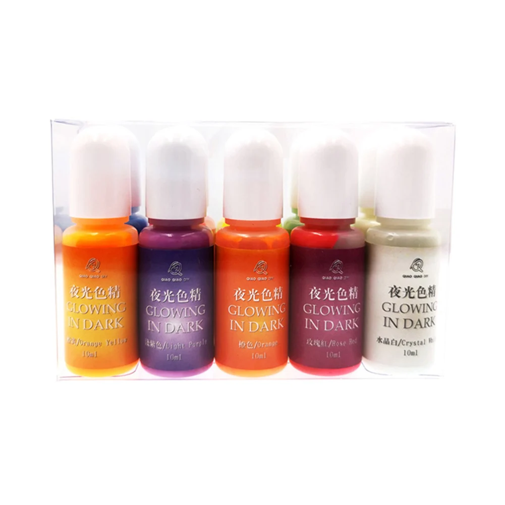 10-color Luminous Color Set DIY Silicone Mold Coloring Pigment Tool CX17 - Цвет: Style A