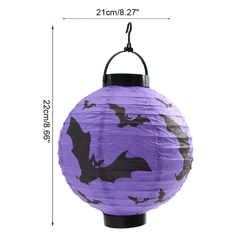 Складной светодиодный фонарик в виде тыквы 4 цвета для Хэллоуина летучая мышь