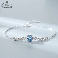 zerain desiff 2021 new 925 sterling silver crystal bracelet fashion bracelet wedding party bracelet women couple bracelet