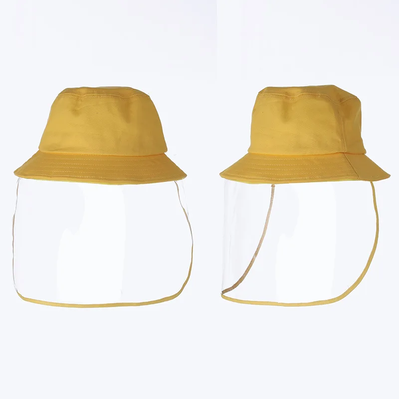 Защитная прозрачная маска со съемной защитной крышкой Панама противоскользящая