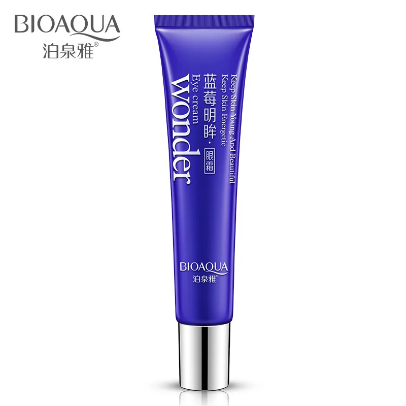BIOAQUA Brand Puffy Blueberry Brightening Eye Cream To Fine Line Firming Anti-Wrinkle Moisturizing Dark Circle Bag | Красота и